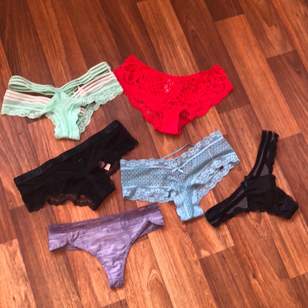 Bundle of 6 Victoria secret panties brand new